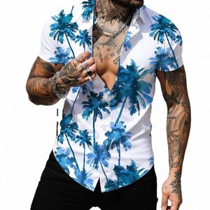 2023 Cocut Boom Shirts Voor Mannen 3d Gedrukt Mannen Hawaiiaanse Shirt Strand 5xl Korte Mouw Fi Tops Tee shirt Mannen Blouse Camisa I9v4 #