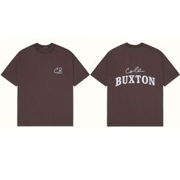 2023 Cole Buxton Designer Heren T-shirts Handtekening Brief Gedrukt CB Casual Korte Mouw Heren Dames 100% Katoen Losse Comfortabele T-shirt Maat S-2XL