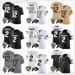 2023 Colorado Buffaloes Camisetas de fútbol 2 Shedeur Sanders 21 Shilo Sanders 12 Travis Hunter 5 Jimmy Horn Jr. 36 Sy'veon Wilkerson 3 Edwards 22 Hankerson Hombres Mujeres Jóvenes