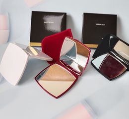 2023 Miroirs Compacts Blanc Rouge Noir Couleur Pour Fille De Mode acrylique cosmétique portable miroir Pliant Maquillage Outils Avec Belle Qualité Expédition Rapide