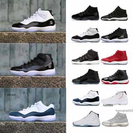 2023 Concord 11s Zapatillas de baloncesto 11 Zapatos 25th Anniversary Men Sneakers Bred Platinum Tint Space Jam Gym sports Sneaker Hombres mujeres Entrenadores JORDON JORDAB