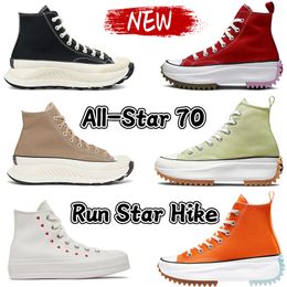 2023 Converses Platform Chaussures de sport pour hommes Designer Canvas Sneakers Run Star Hike chaussure Chucks All Star 70 AT-CX Hi Legacy mem femmes Taylors Boots baskets de mode