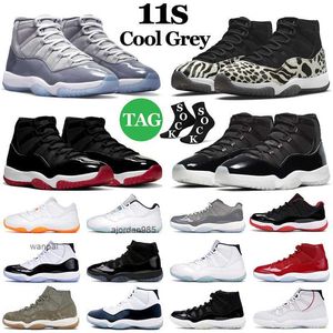 2023 Cool Gray 11 11s Heren Basketball schoenen Animal Instinct 25 -jarig jubileum Georgetown gefokt Concord Cap en jurk hoge lage mannen vrouwen buiten Jordon Jordam