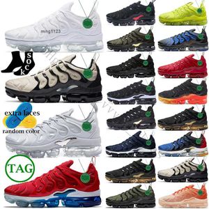 2023 Cool Grey TN Plus Chaussures de course Hommes Femmes taille 47 us 13 Cherry Tns Blanc Blanche Atlanta University Blue Triple Red Creamsicle Rough Green