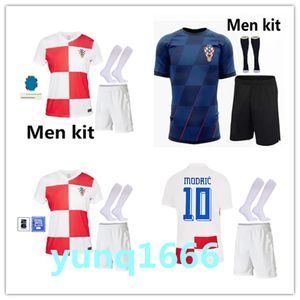 2014 Croacia Modric Soccer Jerseys Men Kit Mandzukic Perisic Kalinic 24 25 Croatie Football Shirt Kovacic Rakitic Kramaric Uniforms