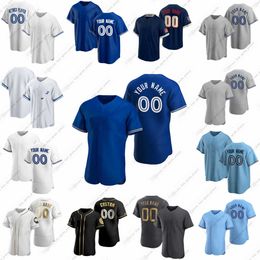 2023 Custom Blue Jays Vladimir Guerrero Jr honkbalshirts Yimi Garcia Kevin Gausman Yusei Kikuchi Alek Manoah Tim Mayza Nate Pearson Zach Pop Richards Romano