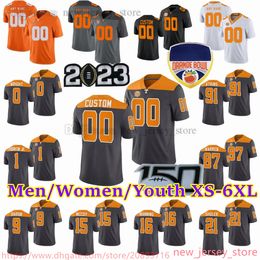 2023 Camiseta de fútbol personalizada S-6XL NCAA Tennessee Volunteers 1 Gabe Jeudy-Lally 2 Jabari Small 8 Nico Iamaleava 9 Ramel Keyton 10 Squirrel White 15 Bru McCoy 6 Beasley