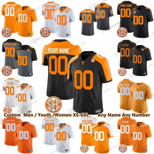 2023 Maillots de football personnalisés des volontaires du Tennessee Joe Milton III Jaylen Wright Squirrel White Ain Kamara Aaron Beasley Nico Iamaleava Jabari Small Dylan Sampson