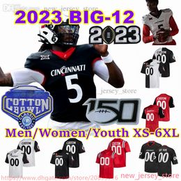 2023 Personnalisé XS-6XL NCAA Cincinnati Bearcats Football Jersey 1 Ahmad Sauce 5 Emory Jones 22 Ryan Montgomery 4 Ethan Wright 16 Lichtenberg 12