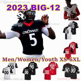2023 Jersey de fútbol personalizado XS-6XL NCAA Cincinnati Bearcats 5 Emory Jones 1 Ahmad Sauce 3 Deshawn Pace 26 Myles Montgomery 22 Ryan Montgomery Ethan Wright Braden Smith