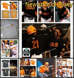 Maillot de baseball des volontaires du Tennessee CWS 2023 Andre Lipcius Jay Charleston Ricky Martinez Justin Ammons Garrett Stallings Zach Linginfelter Maillots du Tennessee