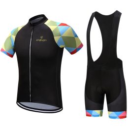 2023 Jersey de cyclisme Set Men Pro Team Summer Abbigliamento da Ciclismo Manica Corta Ropa Ciclisme Outdoor Riding Bike Uniforme