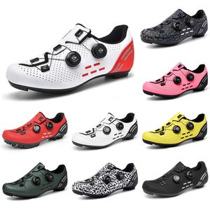 2023 cyclisme chaussures de course hommes noir rouge vert foncé gris jaune rose hommes formateurs sports de plein air baskets