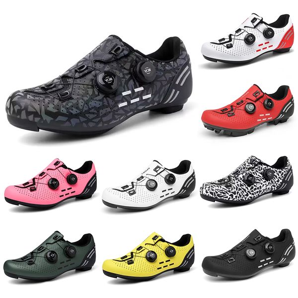 2023 sapatos de ciclismo masculino preto vermelho branco verde escuro cinza amarelo rosa tênis masculino para esportes ao ar livre cor 9