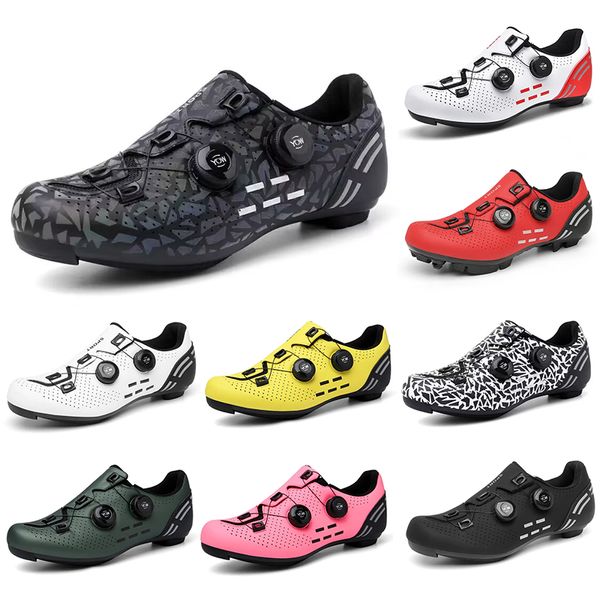 2023 zapatillas de ciclismo para hombre Negro Rojo Blanco Verde oscuro Gris Amarillo Rosa zapatillas deportivas para hombre zapatillas deportivas al aire libre