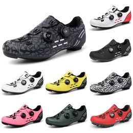 2023 chaussures de cyclisme hommes femmes noir rouge blanc marine foncé vert gris jaune rose hommes formateurs sports de plein air baskets