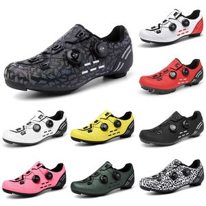 2023 fietsschoenen heren dames zwart rood wit donkergroen geel roze heren trainers buitensporten sneakers