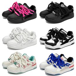 2023 ontwerp mode stijl casual schoenen man ademend zwart roze blauw wit sport outdoor sneakers kleur 6