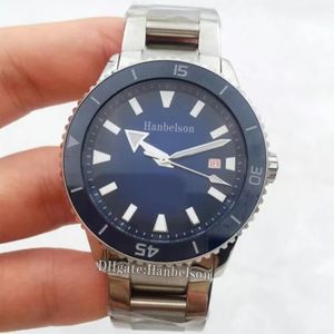 2023 Design Mens horloges keramische ringgradiënt wijzerplaat Blue Quartz Polswatch Steel Band Fitness pols horloge