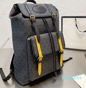 2023 Mochila de diseñador para hombre mujer bolsas de lona clásica de gran capacidad llevar en hombres mujeres moda escuela librero bolsa de viaje de lujo mochilas negras