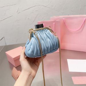 2023 Designer sac porte-monnaie pochette Portefeuille avec longue chaîne sac à bandoulière porte-cartes femmes mode classique couleur unie sac à bandoulière