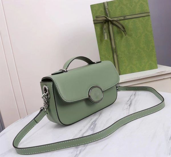 2023 bolsos de diseñador Señoras Flap Crossbody Cadena de cuero genuino Letra clásica Cadena de impresión de cámara Bolsas transparentes 7397221