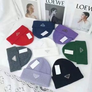 2023 designer beanie luxe gebreide muts merk polaroid motorkap Cap heren en dames fit Hoed Unisex mutsen Kasjmier lett1641