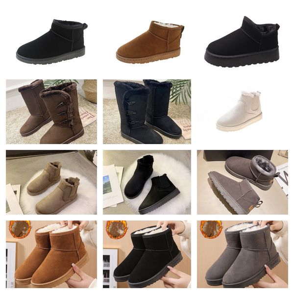 2023 Botas de diseñador Australia Mujeres Botines de invierno Chica Bota de nieve clásica sobre la rodilla Bota Tasman Tobillo Mujer Zapato Diseñador Star Trail Tobillo Bota Martin Moda