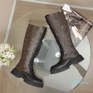 2023-Bottes de créateurs de luxe hommes femmes neige mini cheville courte en cuir de canard bottes de plate-forme d'hiver marron gris noir blanc femmes filles