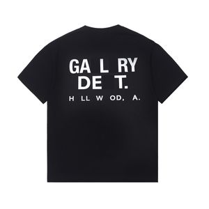 2023 Designermerk Herenkatoen t-shirts Shirt Alfabet Letter Gedrukte klassieke tops T-shirt losse korte t-shirt luxe grote grootte shirts g a l e r y merk d e p t shirts