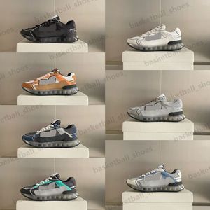 2023 Designer Casual Chaussures Espace Réfléchissant Peau De Vache Coussin D'air Sneaker Voyage En Cuir À Lacets Lady Mesh Surface Plat Formateurs Lettres Baskets Basses