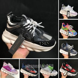 2023 Designer Casual Chaussures Top Qualité Réaction en chaîne Wild Jewels Chain Link Trainer Chaussures de course Sneaker 36-47