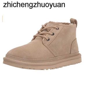 2023 Designer Klassieke Australische Laarzen Vrouwen Platform Heren Satijnen Laars Locomotief Ug Bailey Dune Kastanje Winter Gesp Bont Sneeuw Half Knie Korte Dame Booties