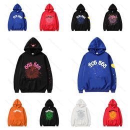 2023 Designer kleding Mannen Hoodies Sweatshirts Hip Hop Young Thug Spider Hoodie Top kwaliteit Fluwelen trui 555 Pullovers Vrouwen Hoodie maat S-2XL