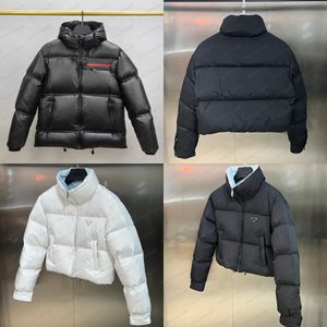 2023 Designer Cut Down Jas Lichtgewicht donsjas voor dames Winterkraag Parka Mode Korte jas Stijl Slim Fit Winddicht Zak Warme damesjas S-2xl