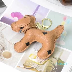 2023-Designer Dog Bag Parts Accessoires Keychain Fashion Bag Widget Creative Unisex PU Animal Dogs Backpack Chain Pendant voor cadeau