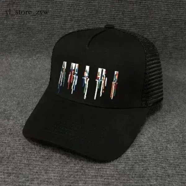 2023 Casquette de baseball de mode pour hommes Lettre Mode Amirs Chapeau Camionneur Amirs Femmes Lettres de broderie de haute qualité 4084