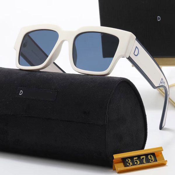 2023 Diseñador para mujeres y hombres D Carta Modelo de moda Especial UV 400 Protección Marco de doble haz Diseño de marca al aire libre G Cyclone Gafas de sol 869