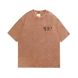 2023 Designer Gallery Depts T-shirt Mode Couple T-shirt Été Pur Coton Street Tendance T-shirt Mode Lettre Impression Lavable Vieux Vêtements 868