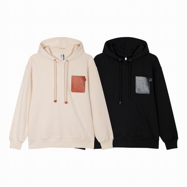 2023 Sudaderas con capucha de diseñador para hombre Sudadera con capucha para mujer Sudaderas con capucha Sudadera con capucha Ropa superior Negro Blanco ihoodie Top de cuero de alta calidad