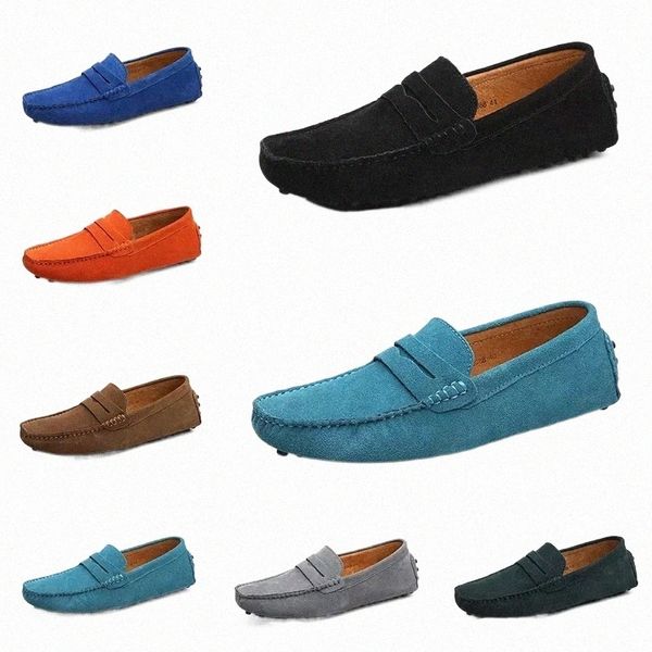 Hombres zapatos casuales EMPADRILLES OCEAN AL MARRÓN marrón marrón rojo Red Sky Blue Borgoña Borgoña zapatillas de zapatillas de zapatillas para caminar al aire libre Fourdkl6#