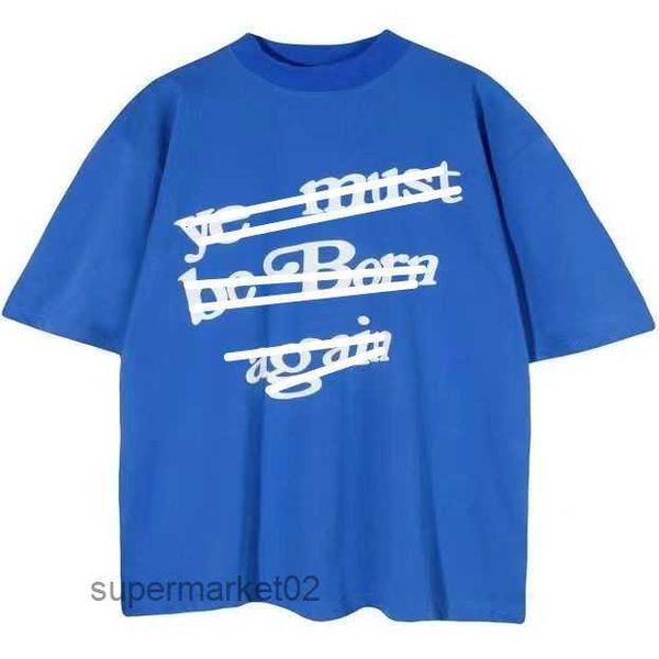 2023 Diseñador Kanyes Classic Camisetas para hombre Peace Dove Moda para mujer High Street Camisetas Impresión de tela Hacer Craft Short Sleeve284s
