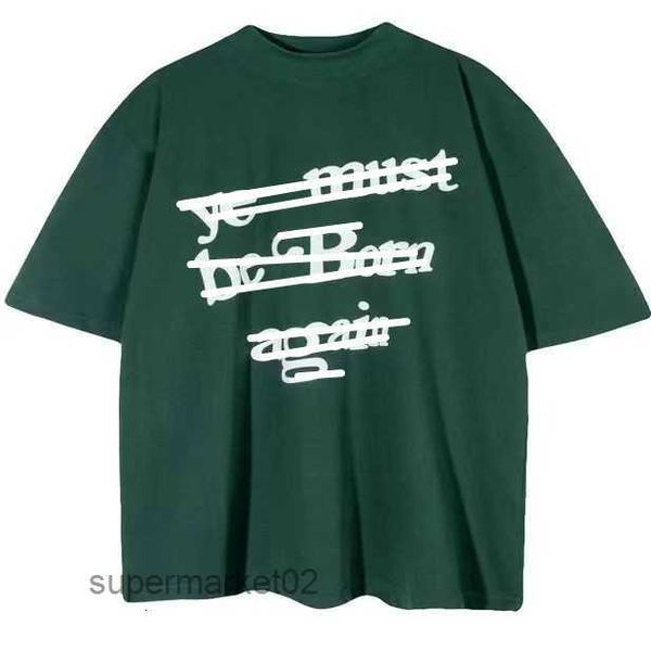 2023 Designer Kanyes Classic Hommes T-shirts Peace Dove Womens Fashion High Street T-shirts Impression Tissu Make Craft Short Sleevegcmb
