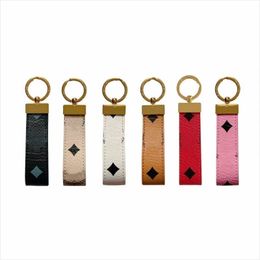 2023 Designer Keychains Luxury merk Key Chain Pu Leather Animal Bag Hanger Charm Girls Cars Keyrings kettingen Holder Fashion Women Key Ring Sieraden MC066558M