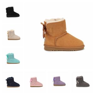 2023 Designer Enfants Chaussures Tout-petits Classic Baby Ultra Mini Boot Australie Bottes chaudes Filles Chaussures d'école Moitié Enfants Sneaker Kid Youth Designer Snow Infants Booti