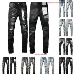 2023 Designer Ksubi Jeans pour hommes pantalons rip denim motard gris peinture détresse extension moto