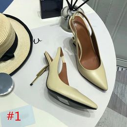 2023 Designer luxe formele schoenen dames sandalen mode sexy jurk schoenen gericht hoge hakken maat 35-41 met doos