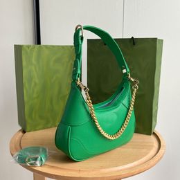 2023 дизайнерская роскошная женская сумка через плечо, кожаная металлическая надпись, новая женская сумка для подмышек, сумка для бюстгальтера 731817