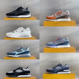 2023 Designer mannen rennen weg schoenen suède 100% koeienhid lederen gaas gemengde kleur heren trainer loper sneakers maat 38-45