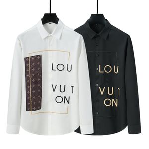 2023 Designer Mannen Overhemd Business Fashion Casual Shirt Mannen Lente Fit Shirt Xi'an Maat M-3XL #02